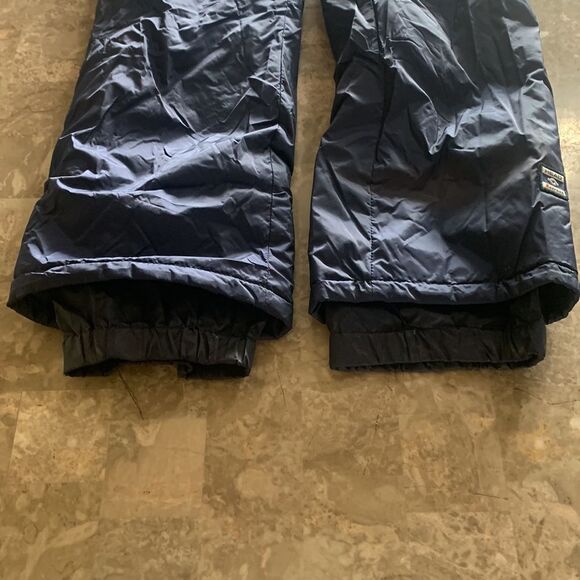 - Head Vintage Skiwear Zip Front Pants with suspenders Navy Size 12 O730 - Picture 6 of 16